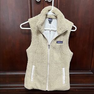 Patagonia Cream Fleece Vest
